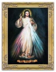 Obraz "Chrystus" ręcznie malowany 63x84cm
