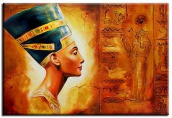 Obraz - Egipt - olejny, ręcznie malowany 60x90cm
