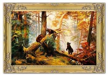 Obraz "Iwan Iwanowicz Szyszkin " ręcznie malowany 75x105cm