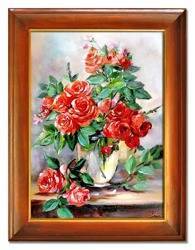 Obraz "Roze" ręcznie malowany 65x85cm