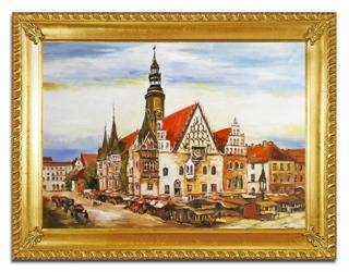 Obraz "Wrocław" ręcznie malowany 63x84cm