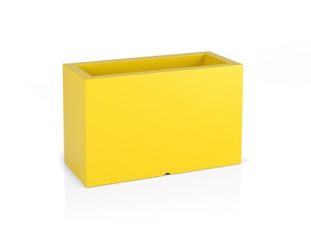 Donica LUNGO MAXI kolor żółty wys: 50 cm szer: 80 cm Podwójne Dno
