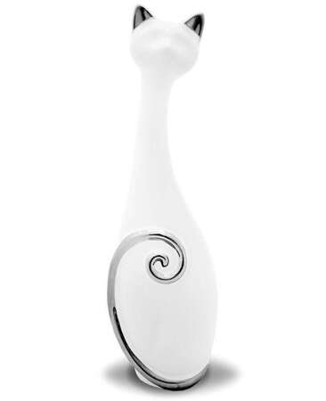 Figurka Kot kolor biały ceramika wys.33cm