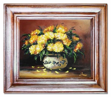 Obraz "Bukiety mieszane " ręcznie malowany 35x40cm