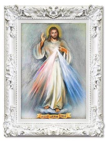 Obraz "Chrystus" ręcznie malowany 85x115cm