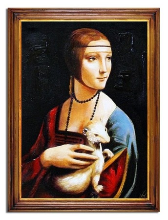 Obraz "Inni" ręcznie malowany 64x84cm