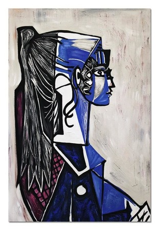 Obraz "Pablo Picasso, Salvador Dali i inni" ręcznie malowany 60x90cm
