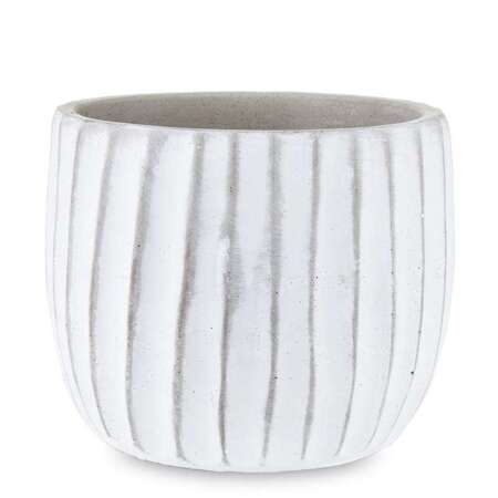 Osłonka ceramiczna biała H: 10.5 cm 