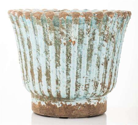 Osłonka ceramika oryginalna dekoracja , niebieski
