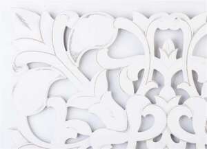 Drewniany Panel Ażurowy Dekoracja Ścienna 60x60 cm